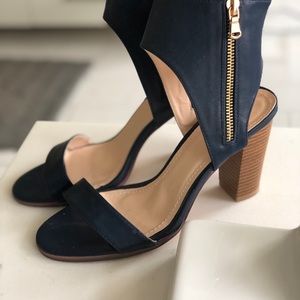 Navy blue shoes